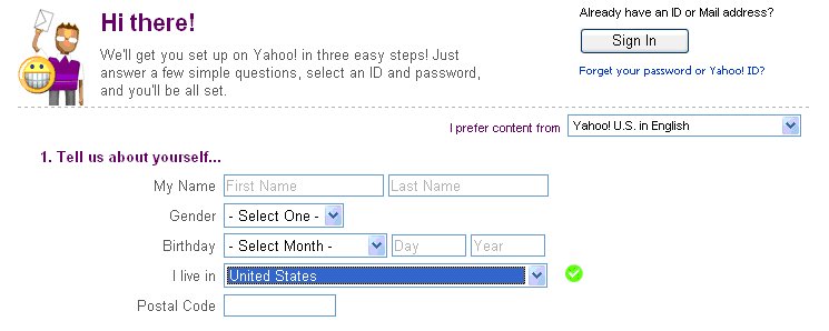 Yahoo Account